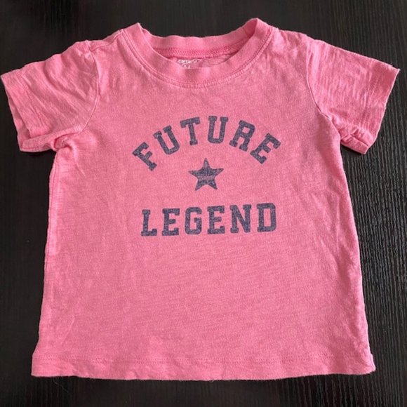Carter's Other - CARTERS Baby Toddler Girls 24 Months Pink Future Legend Short Sleeve Shirt